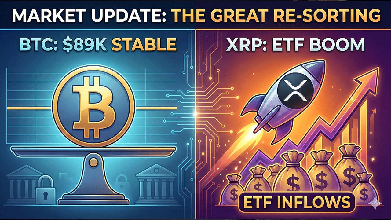 Bitcoin Konsolidierung & XRP ETF Rekorde: Der Markt sortiert sich neu