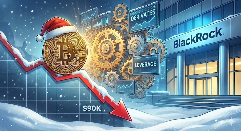 Bitcoin vor Weihnachten: Schwäche, Derivate und BlackRock