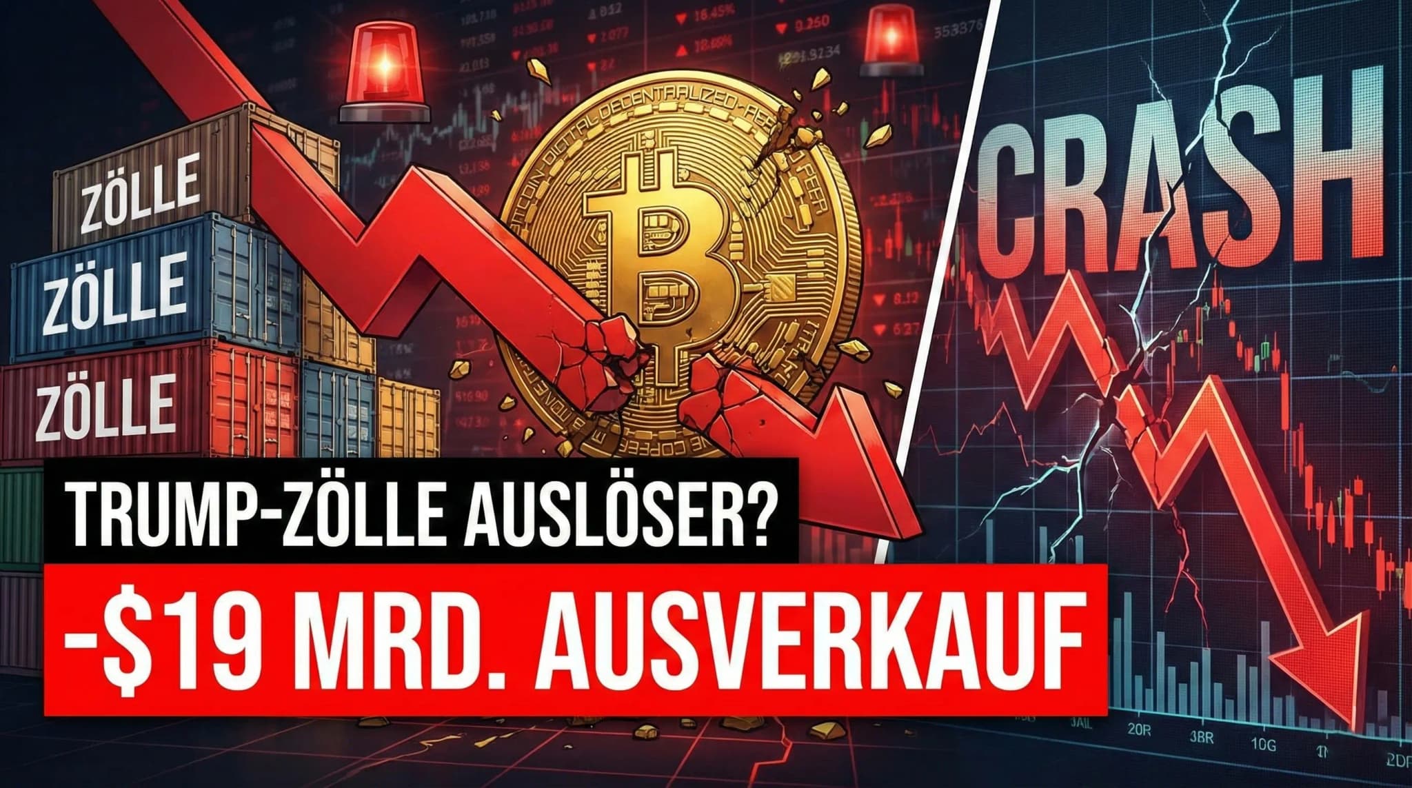 Bitcoin Crash nach Trump-Zöllen: Was wirklich hinter dem 19-Milliarden-Ausverkauf steckt