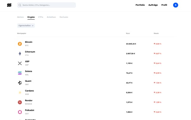 Trade Republic, Crypto Wallet und Staking