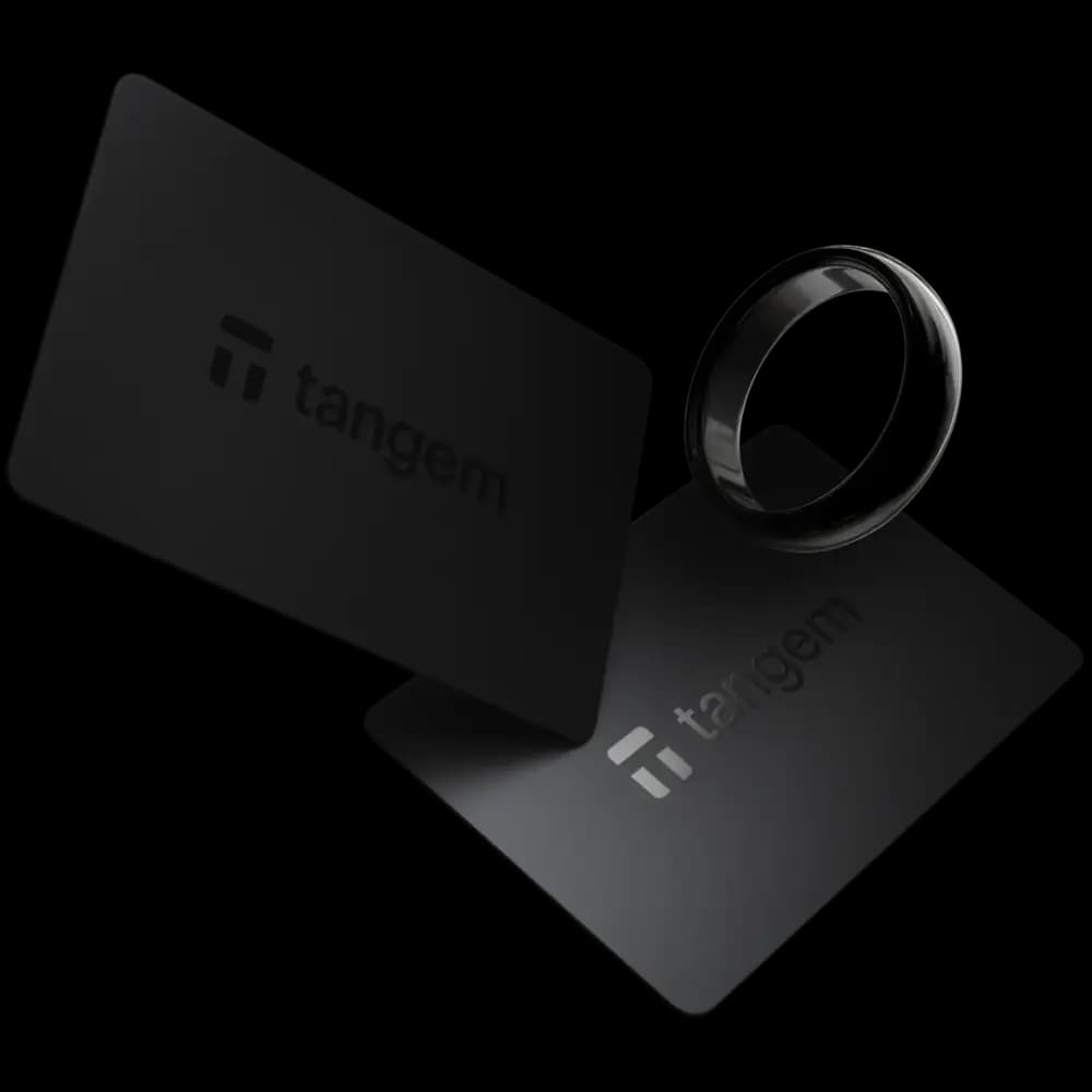 Ring + Karten Hardware-Wallet