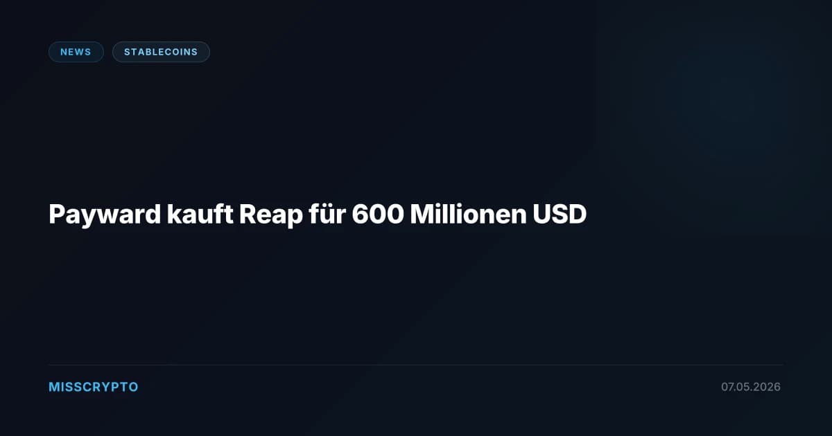 Payward kauft Reap für 600 Millionen USD