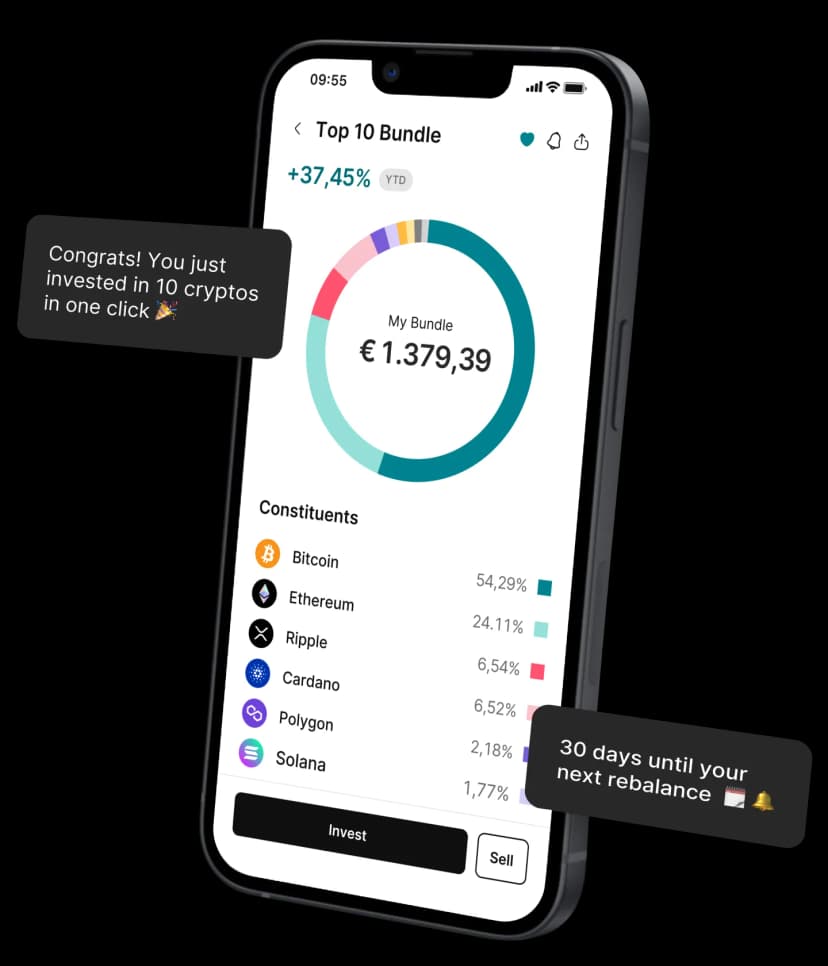 Finst Crypto Bundles — diversifiziert in Krypto investieren