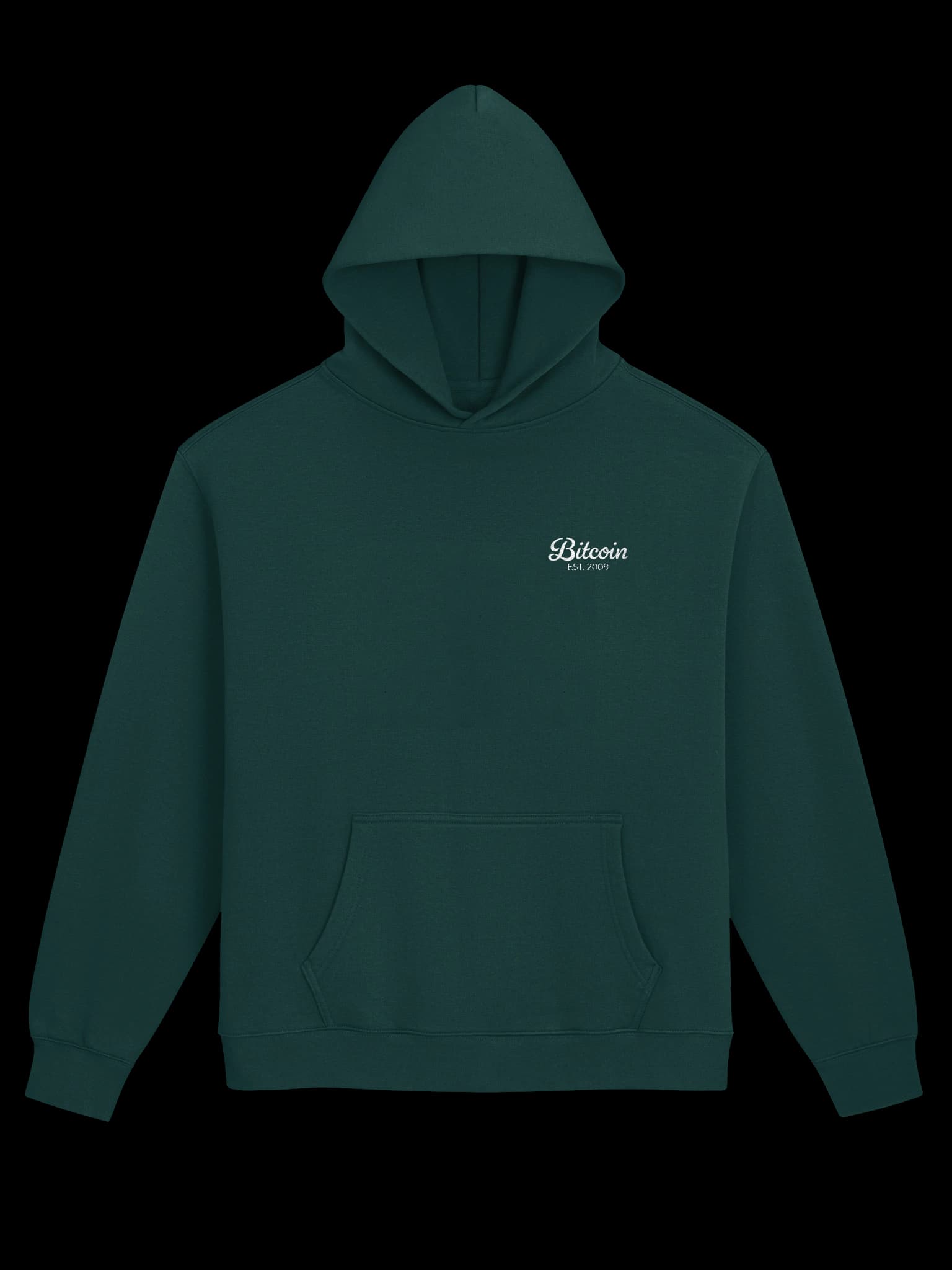 Bitcoin Est. 2009 Stitched Premium Hoodie
