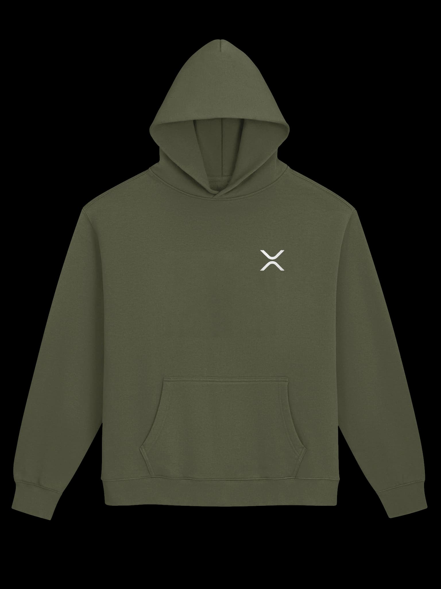 XRP Logo Stick-Hoodie Premium