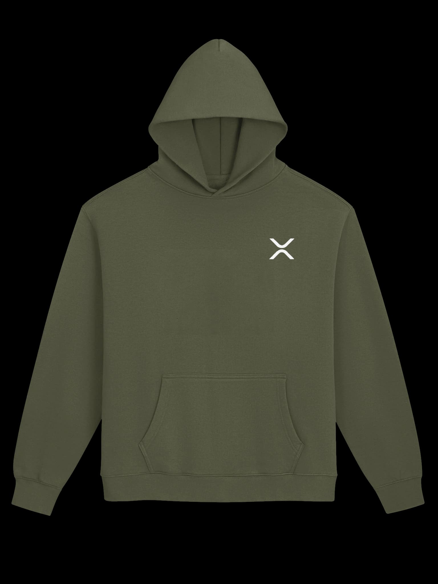 XRP Logo Stitched Premium Hoodie