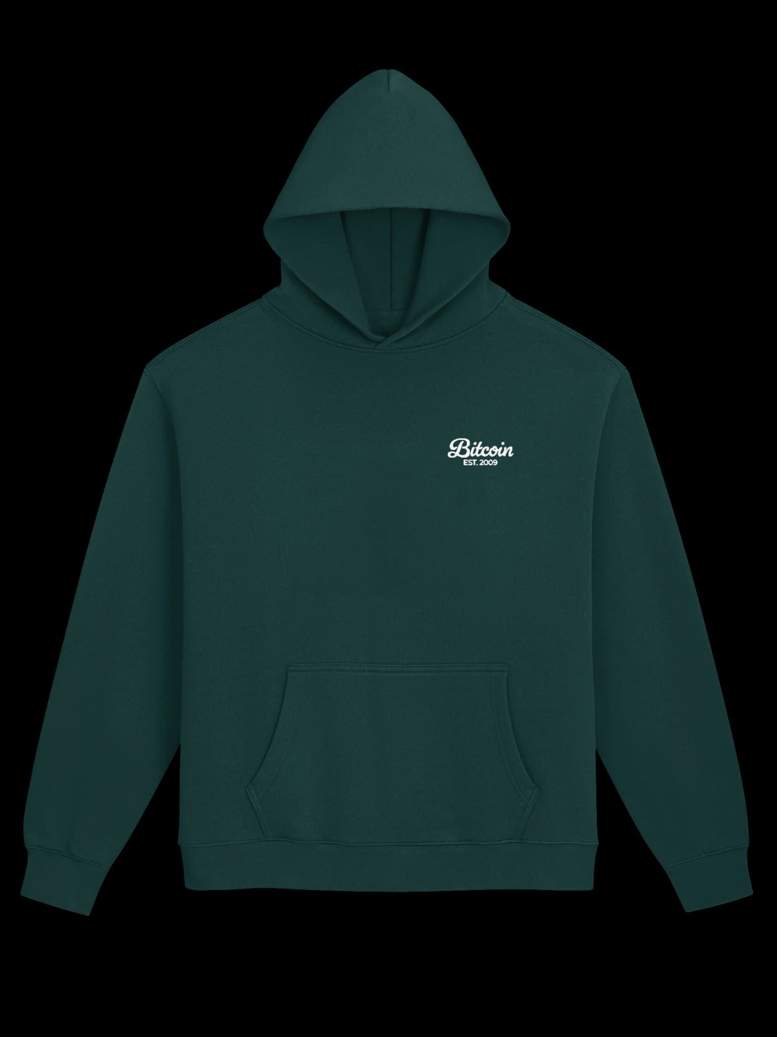 Bitcoin Est. 2009 Stitched Premium Hoodie