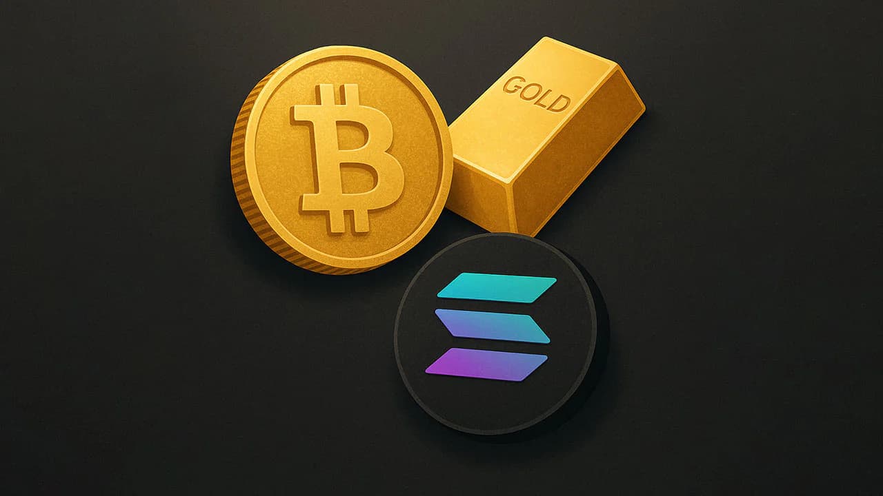 Bitcoin stabil, Gold historisch stark, Solana experimentiert – die Krypto-Trends im Oktober 2025