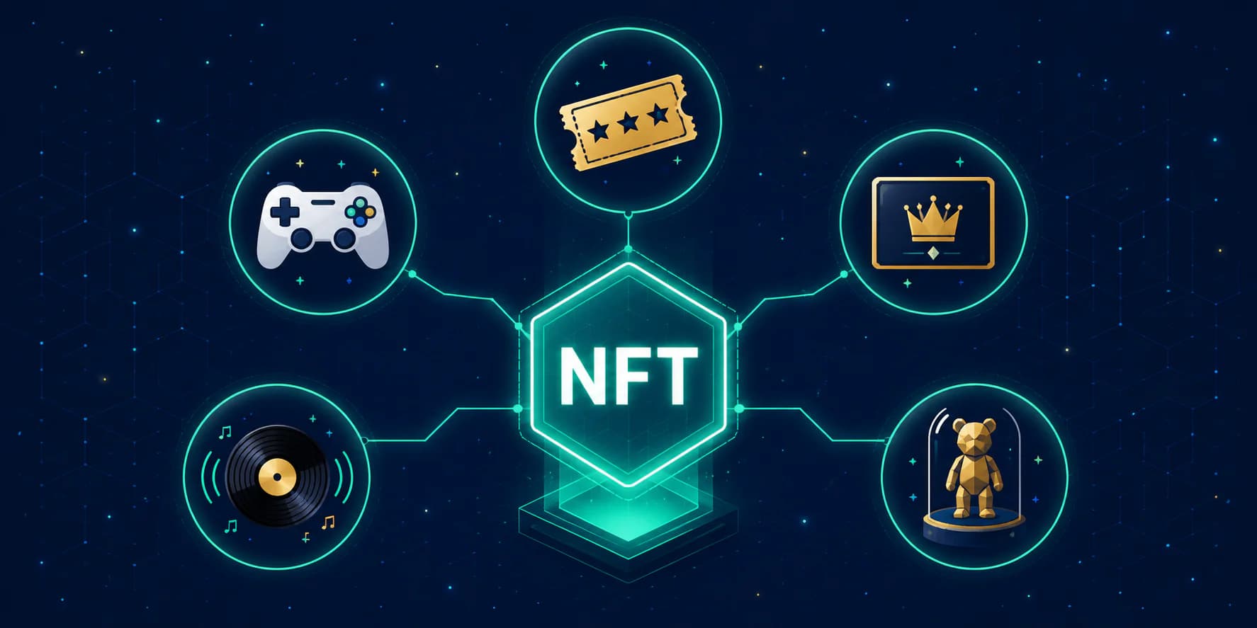 Die fünf wichtigsten NFT-Use-Cases: Gaming, Tickets, Memberships, Music und lizenzierte Collectibles