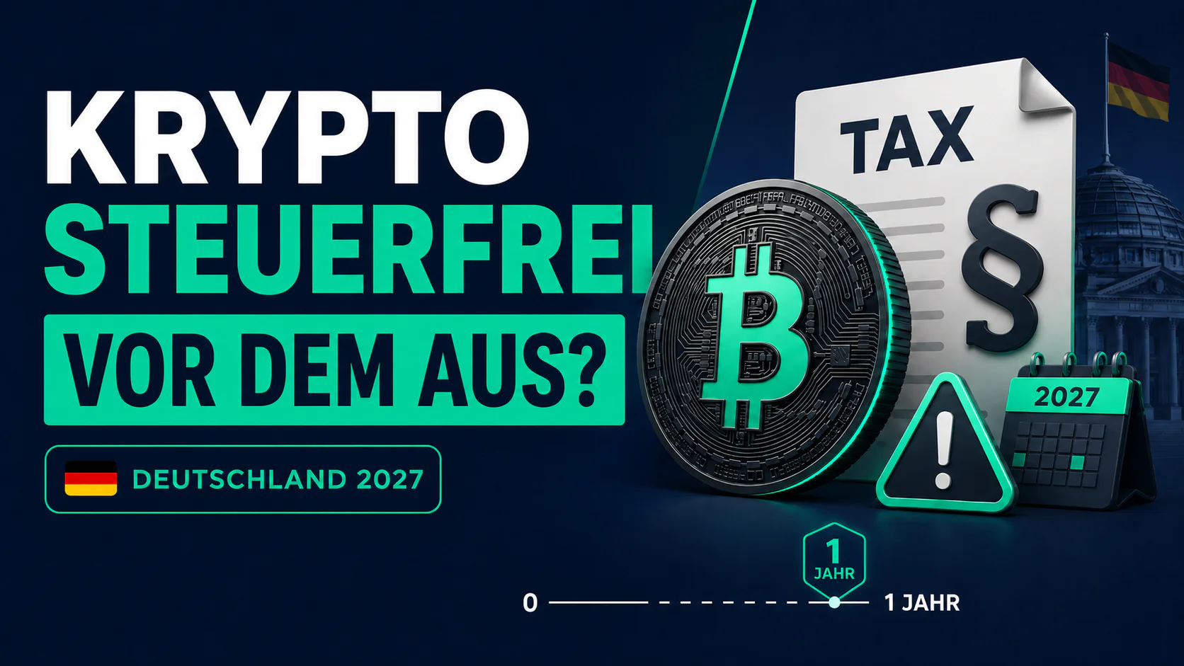 Krypto-Steuer in Gefahr: Was der Haushaltsplan 2027 fuer deine Coins bedeutet