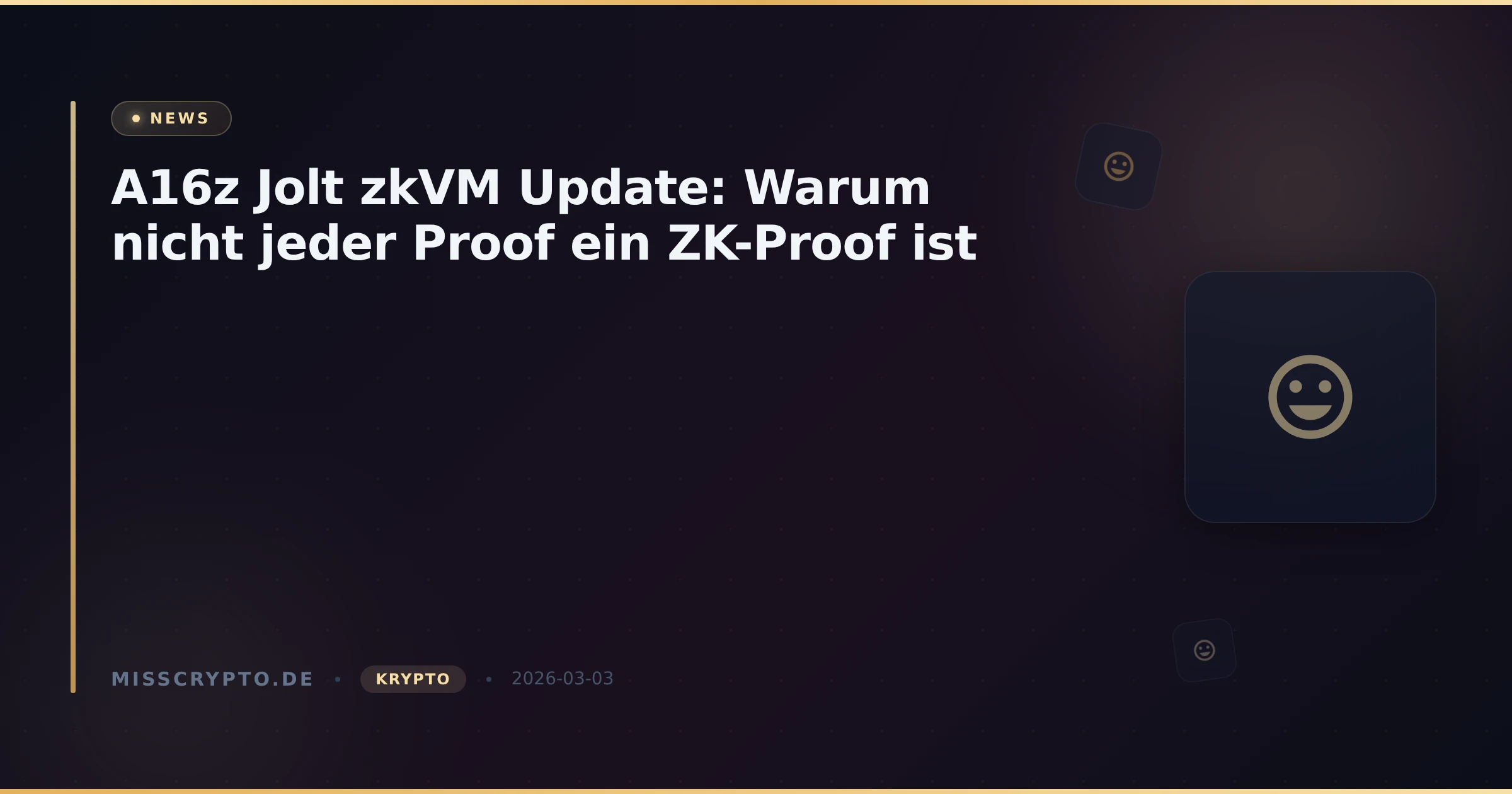 A16z Jolt zkVM Update: Warum nicht jeder Proof ein ZK-Proof ist