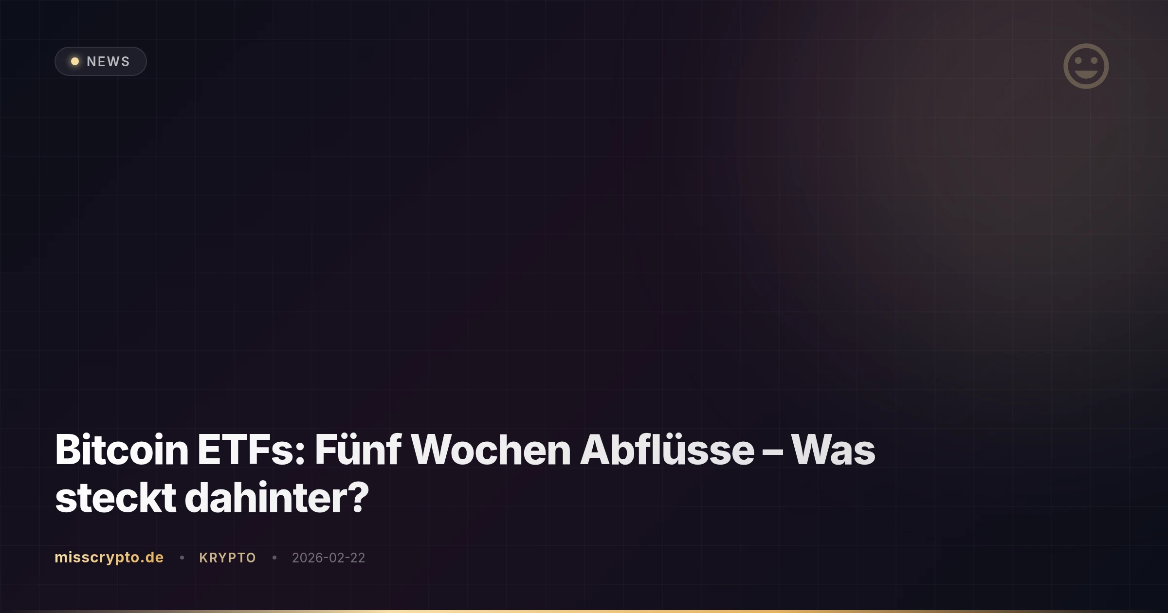 Bitcoin ETFs: Fünf Wochen Abflüsse – Was steckt dahinter?