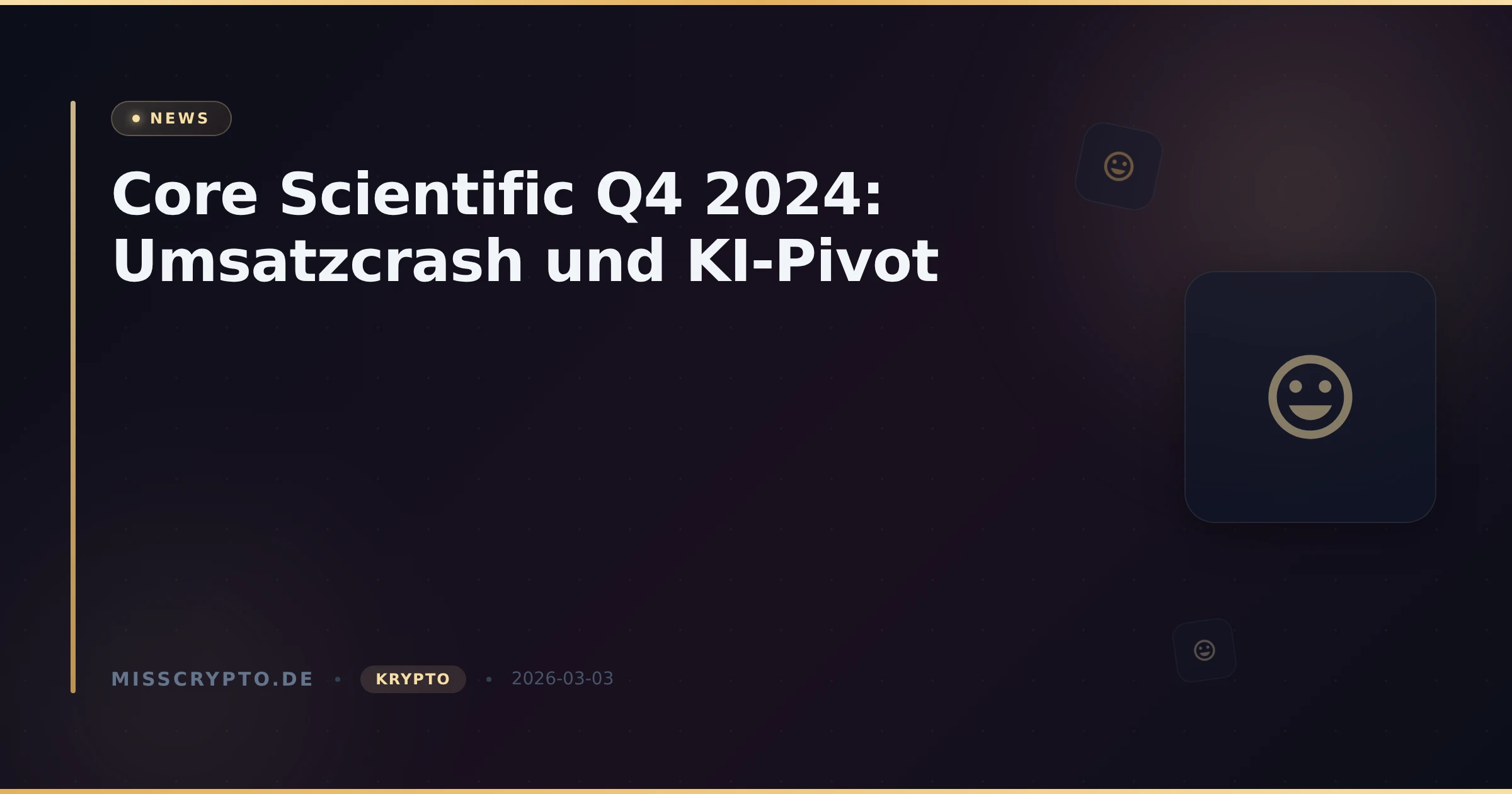 Core Scientific Q4 2024: Umsatzcrash und KI-Pivot