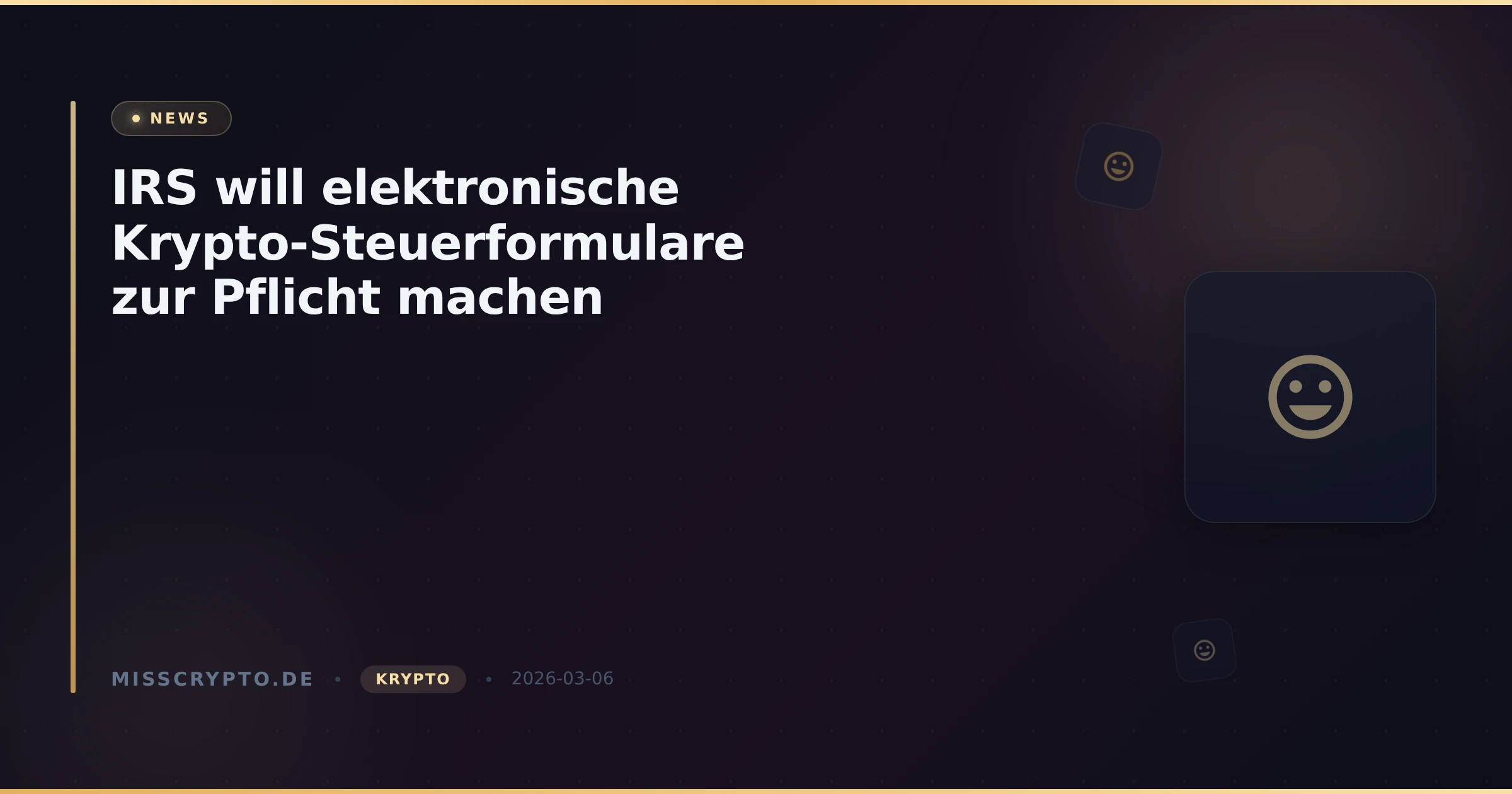 IRS will elektronische Krypto-Steuerformulare zur Pflicht machen