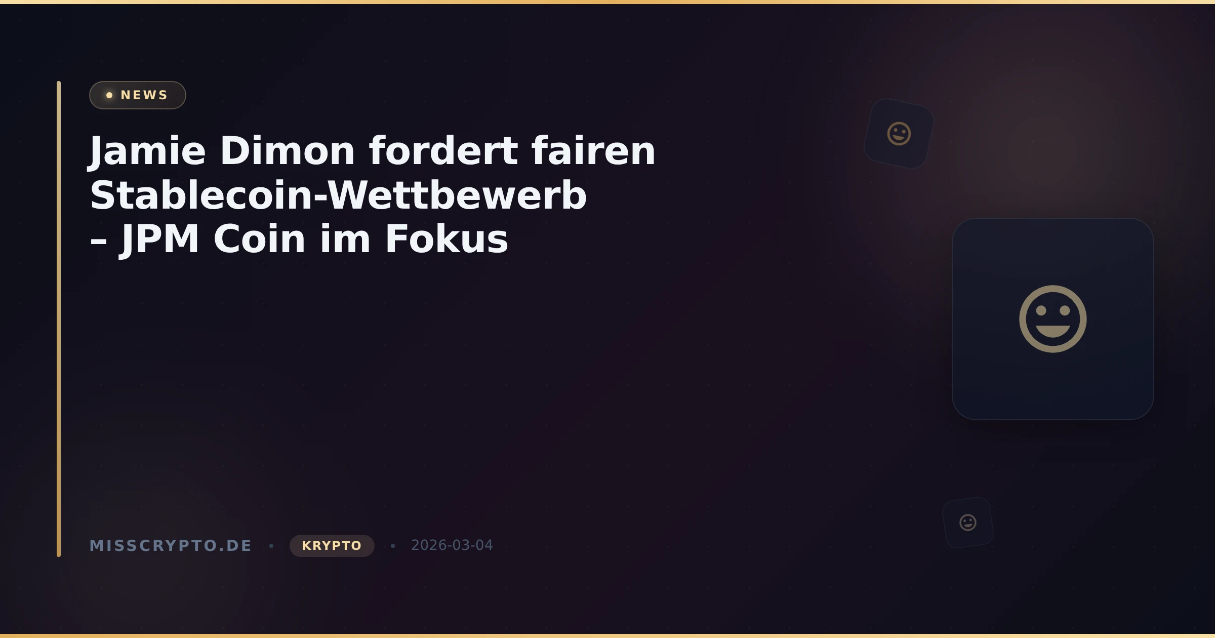 Jamie Dimon fordert fairen Stablecoin-Wettbewerb – JPM Coin im Fokus