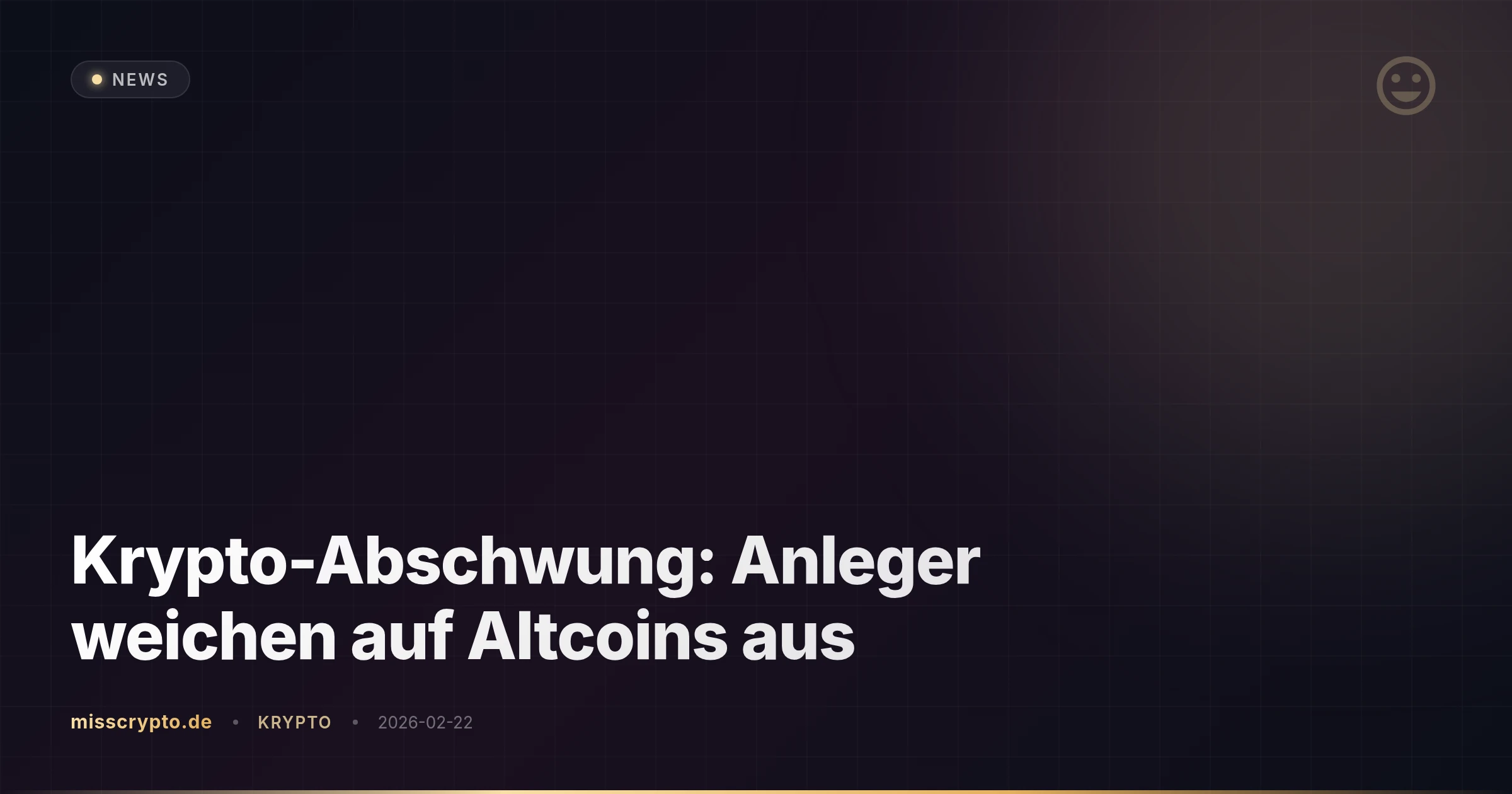 Krypto-Abschwung: Anleger weichen auf Altcoins aus