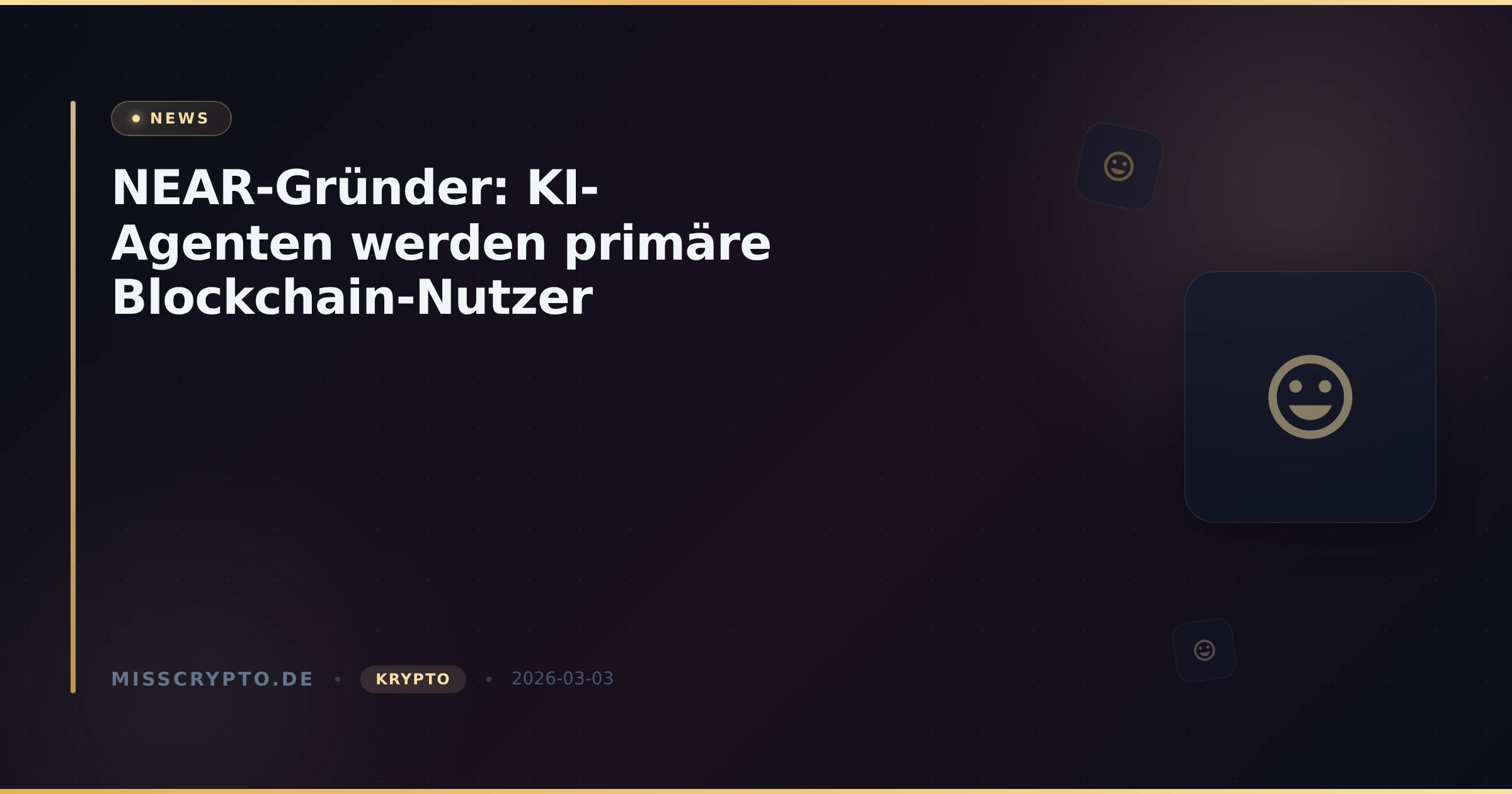 NEAR-Gründer: KI-Agenten werden primäre Blockchain-Nutzer