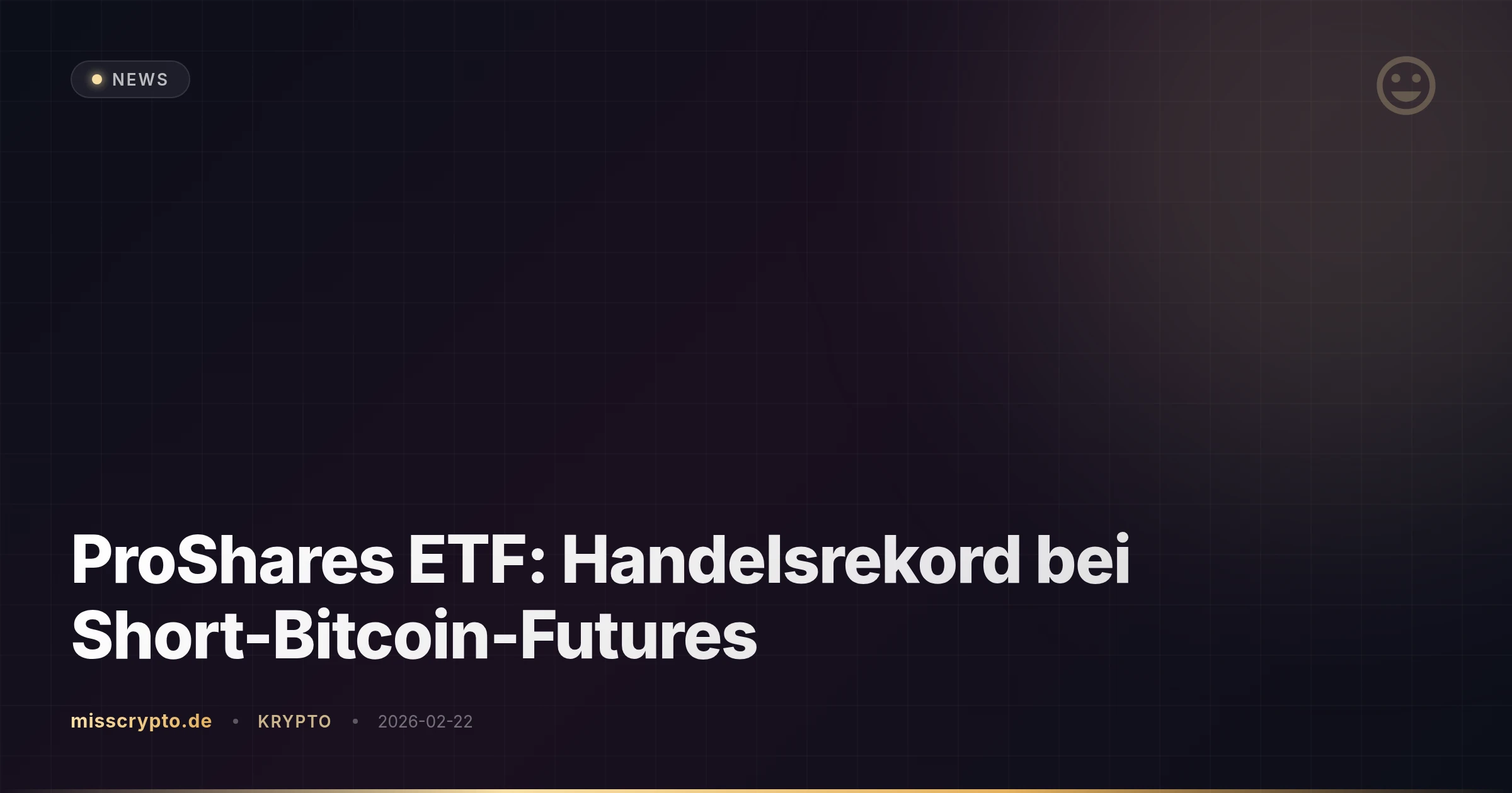 ProShares ETF: Handelsrekord bei Short-Bitcoin-Futures