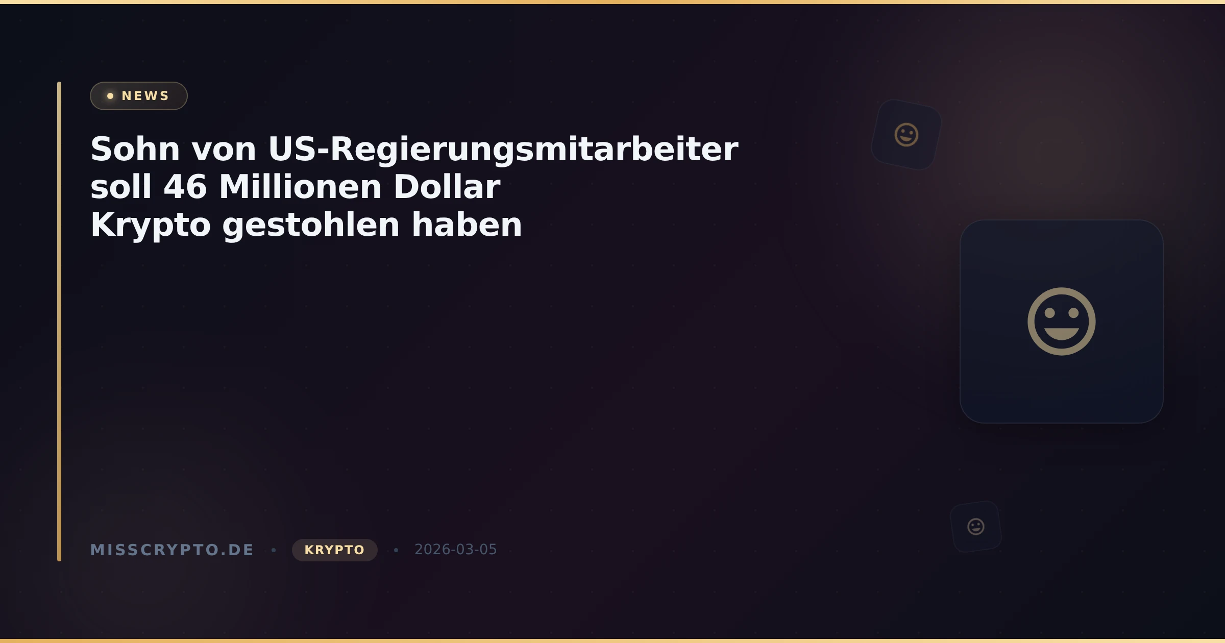 Sohn von US-Regierungsmitarbeiter soll 46 Millionen Dollar Krypto gestohlen haben