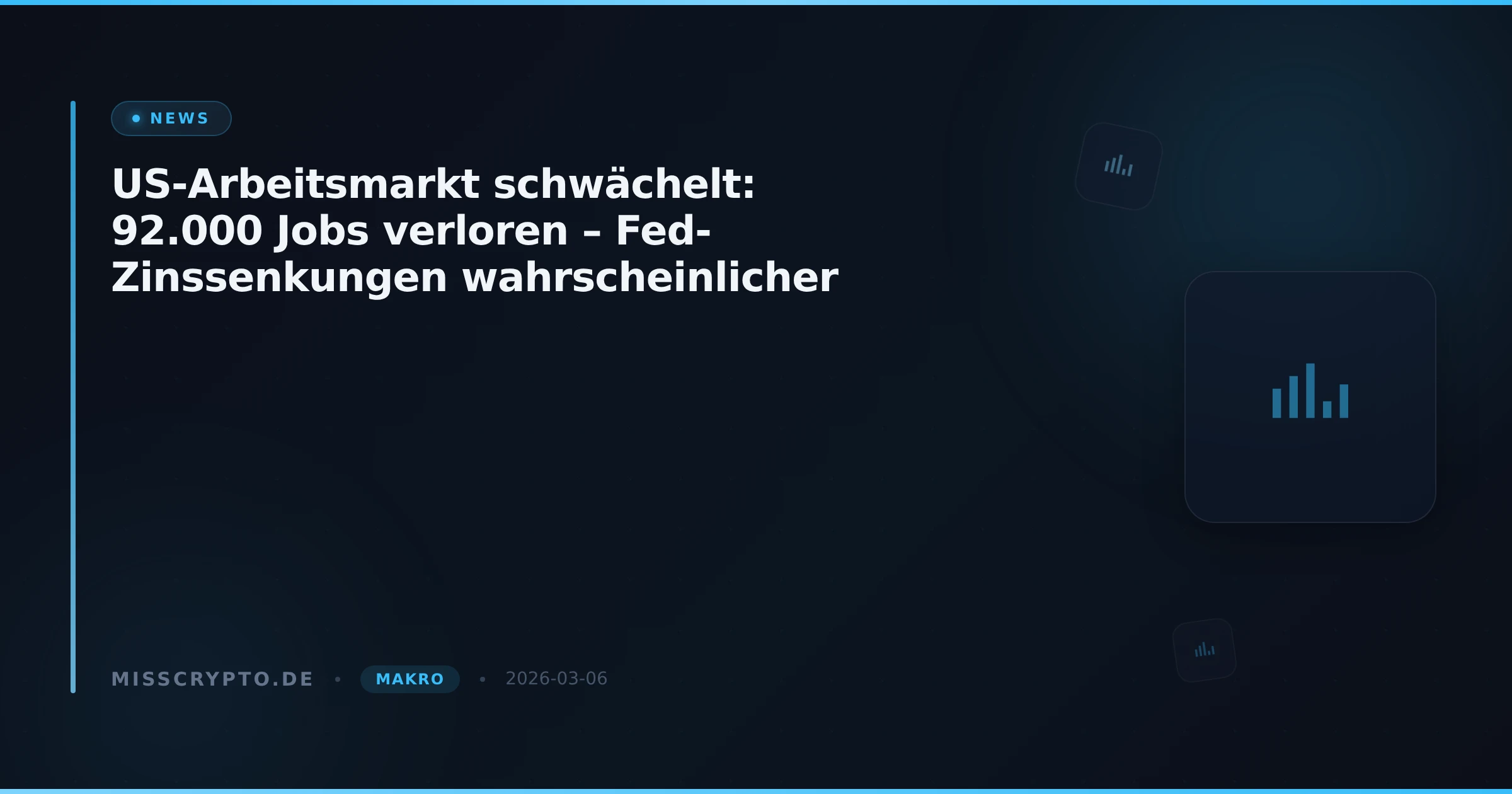 US-Arbeitsmarkt schwächelt: 92.000 Jobs verloren – Fed-Zinssenkungen wahrscheinlicher