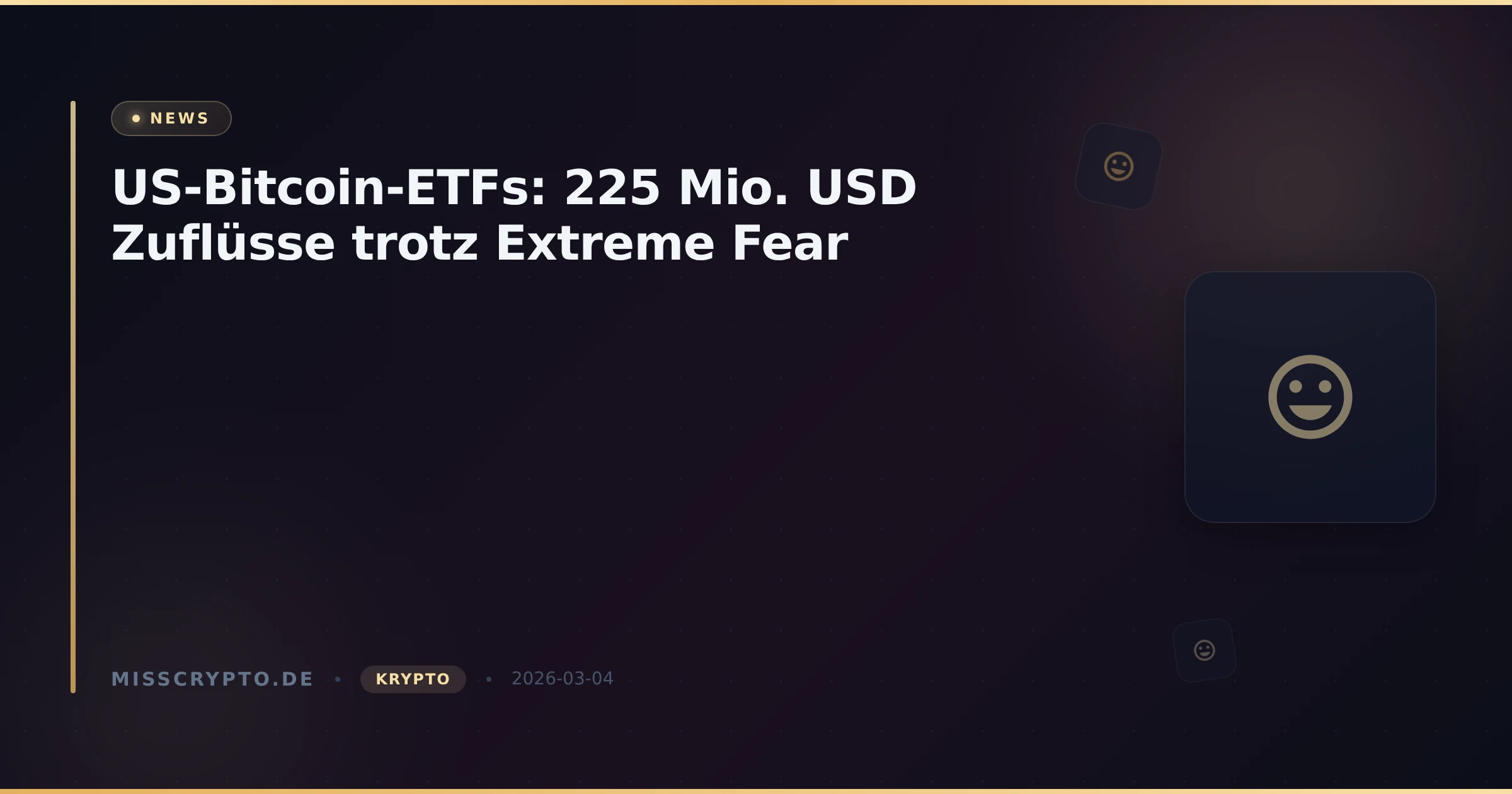 US-Bitcoin-ETFs: 225 Mio. USD Zuflüsse trotz Extreme Fear