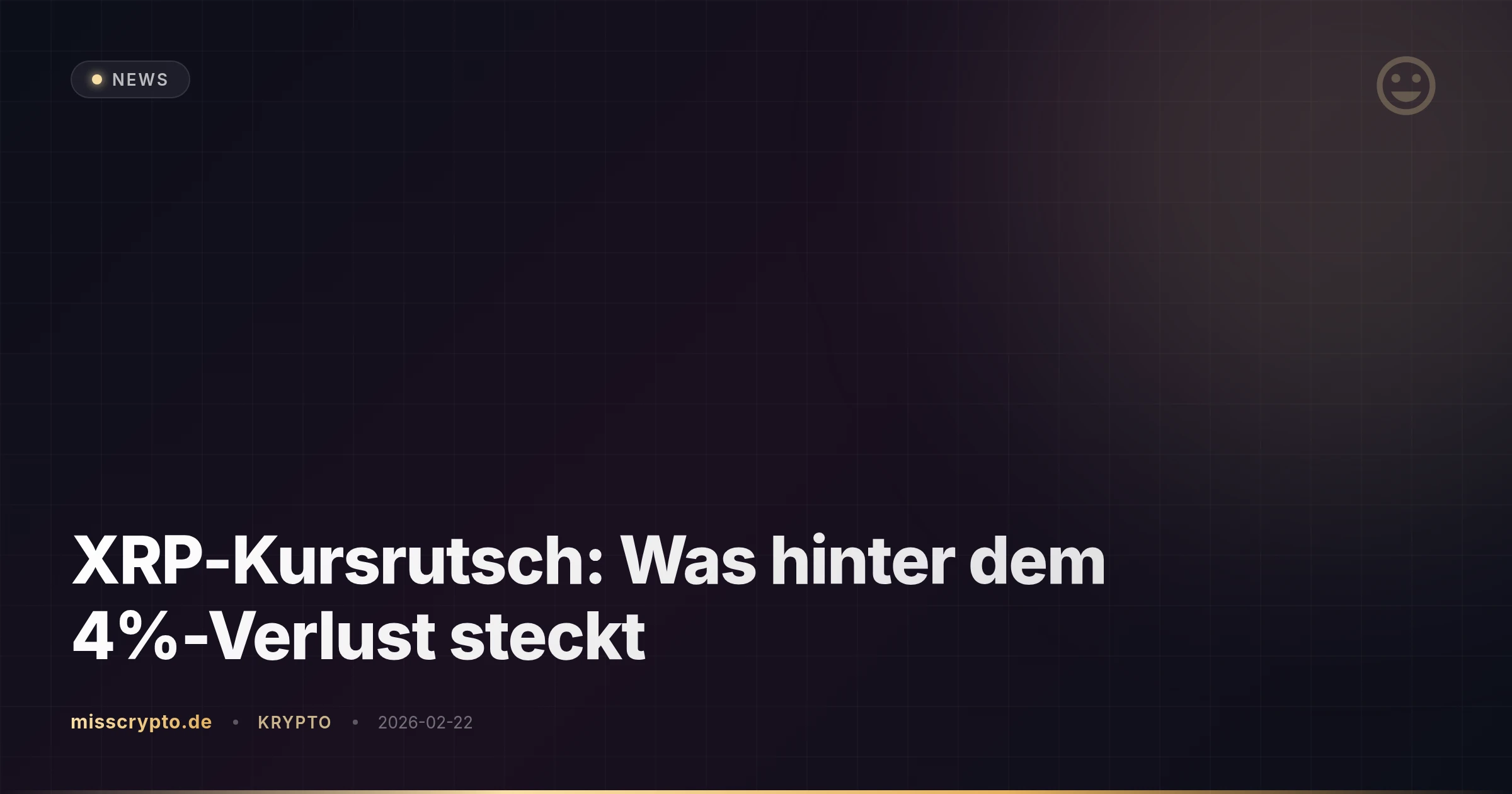 XRP-Kursrutsch: Was hinter dem 4%-Verlust steckt