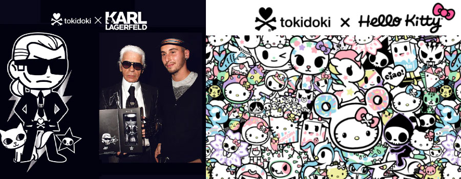 Tokidoki Partnerschaften Karl Lagerfeld und Hello Kitty